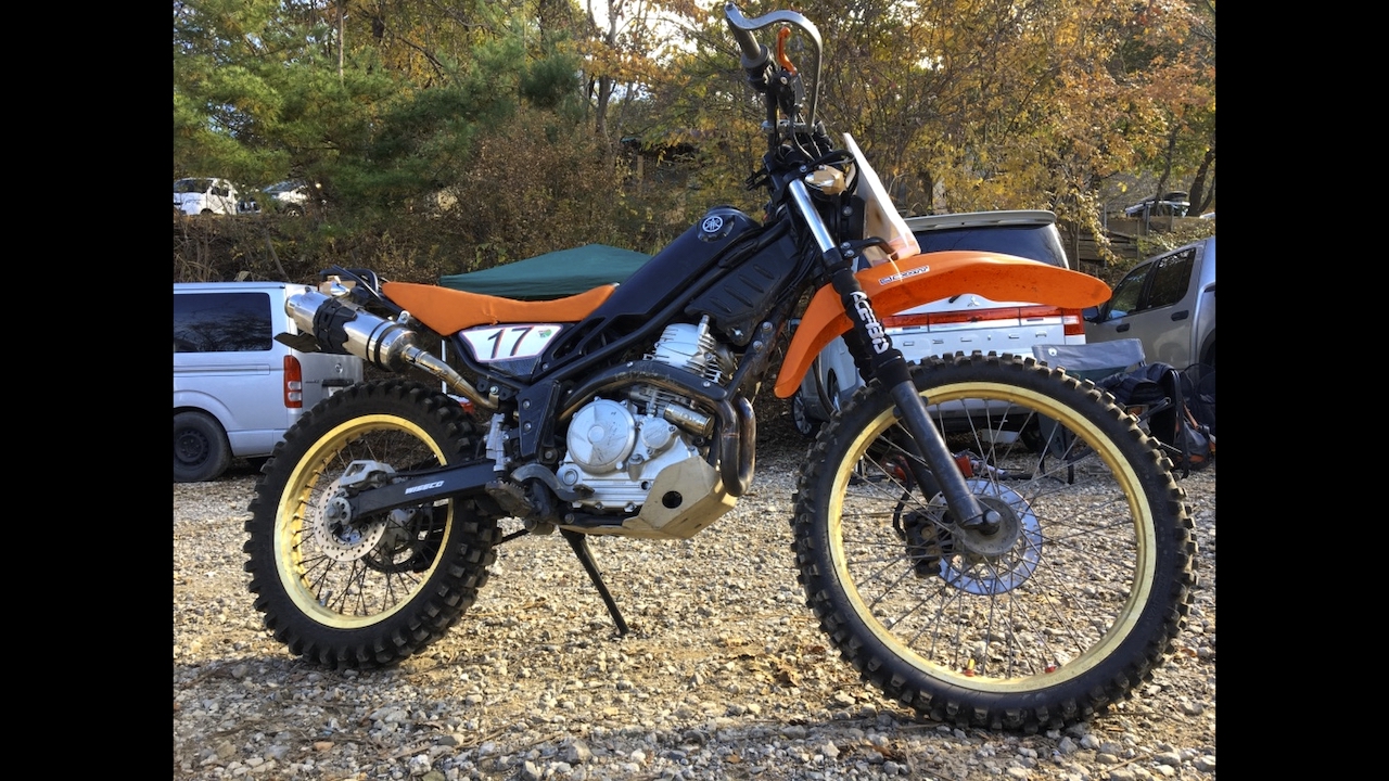 けします ヤマハ タイヤホイール トリッカー フルサイズ化 セロー225W